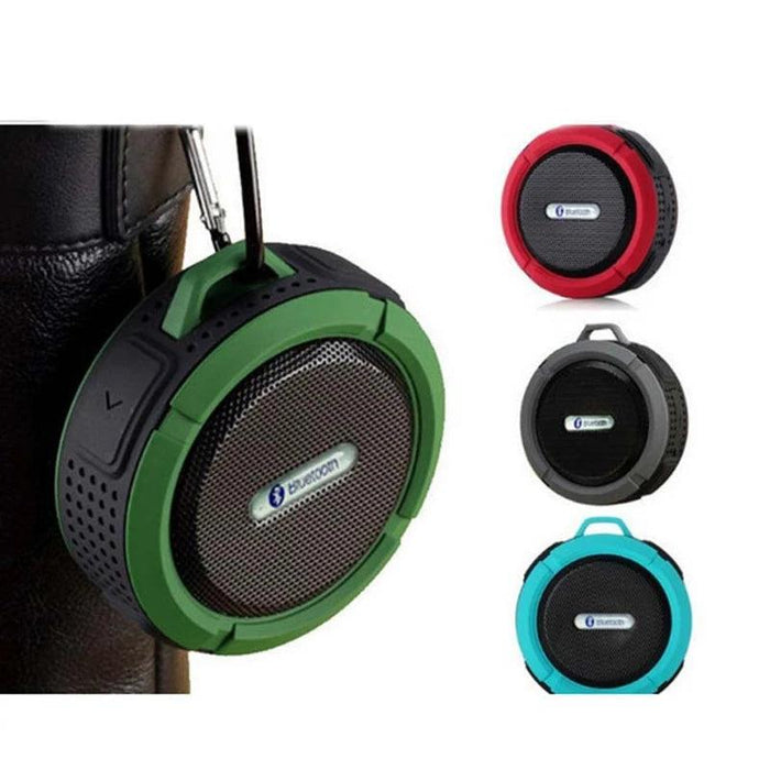 Kannettava Bluetooth-kaiutin imukupilla suihkuun, matkalle ja ulkoiluun
