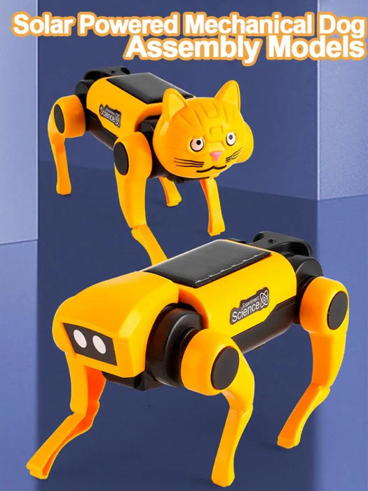Educatieve Zonne-energie Robot – 2-in-1 Hond en Kat Bouwset