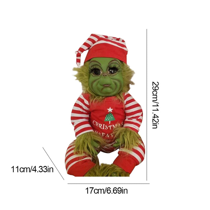 KerstGrinch Knuffelmonster - Voor Feestelijke Vreugde