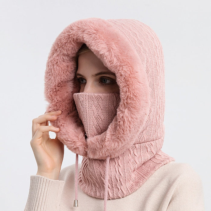 Wintercapuchon met Gezichtsmasker - Warm en Beschermend