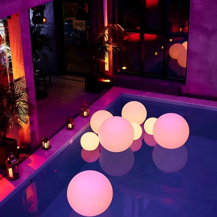 Sferische Tuinlamp met Kleurenlicht – LED Bollenlamp voor Binnen en Buiten