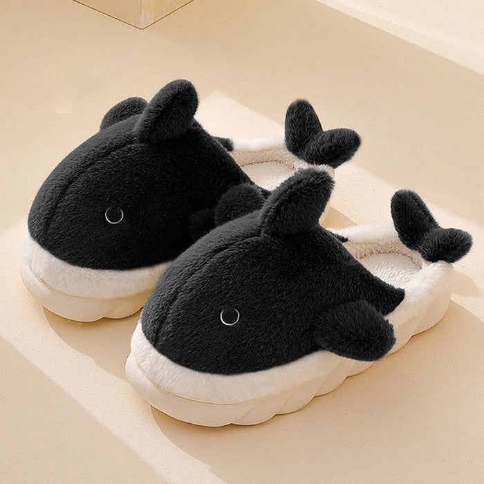 Fluffy Walvis Pantoffels – Knus & Unisex Comfort
