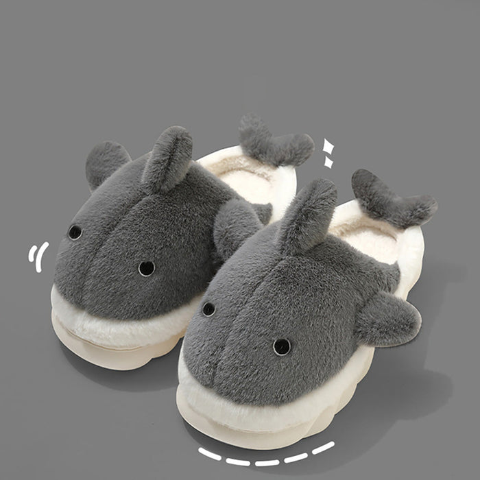 Fluffy Walvis Pantoffels – Knus & Unisex Comfort