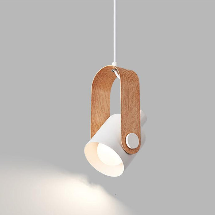 Scandinavische Hangspot met Houtlook – Minimalistisch en Stijlvol Lichtaccent