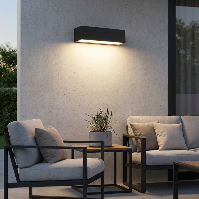 Lampada da Parete Solare LED per Esterni – Lampada Minimalista da Parete con IP65