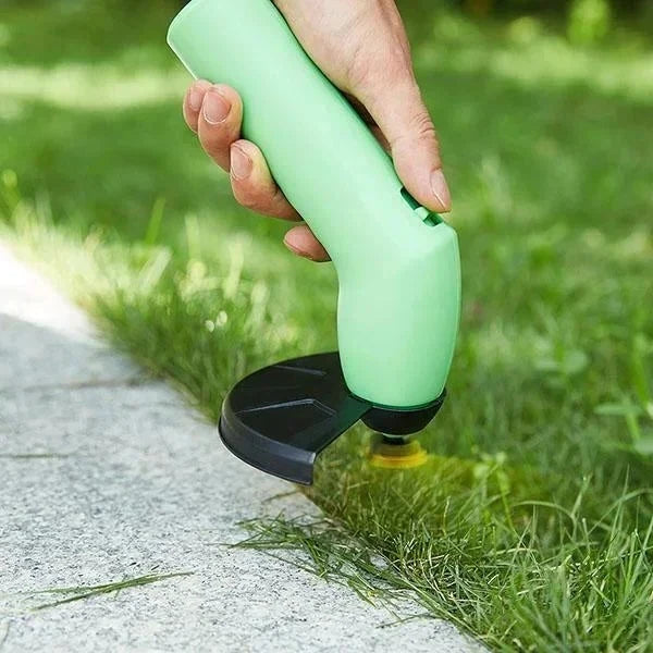 Langaton mini-ruohotrimmeri nurmikon reunojen tarkkaan ja helppoon hoitoon