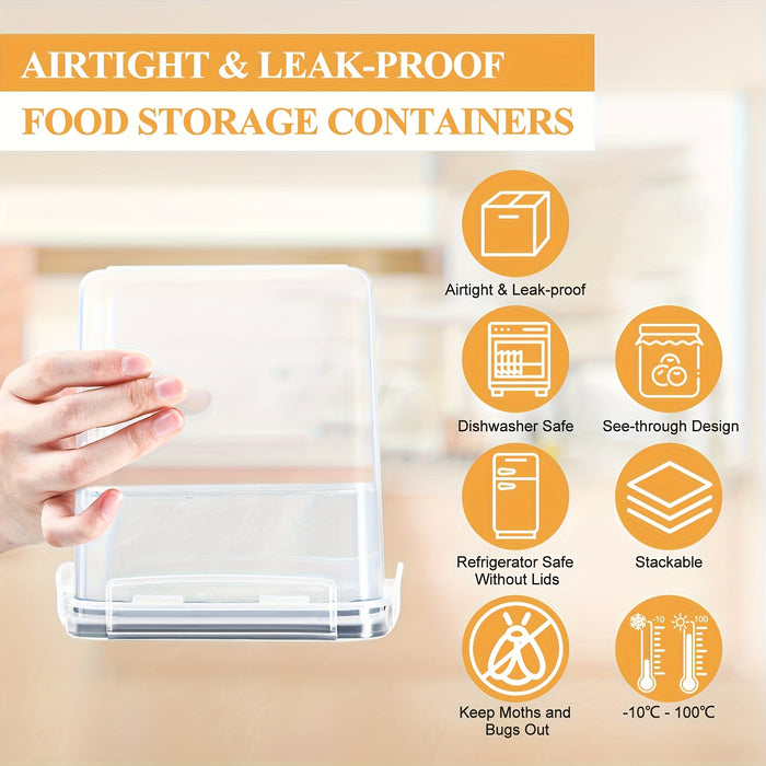 24-Delige Premium Keukenopbergset – Praktisch en Overzichtelijk