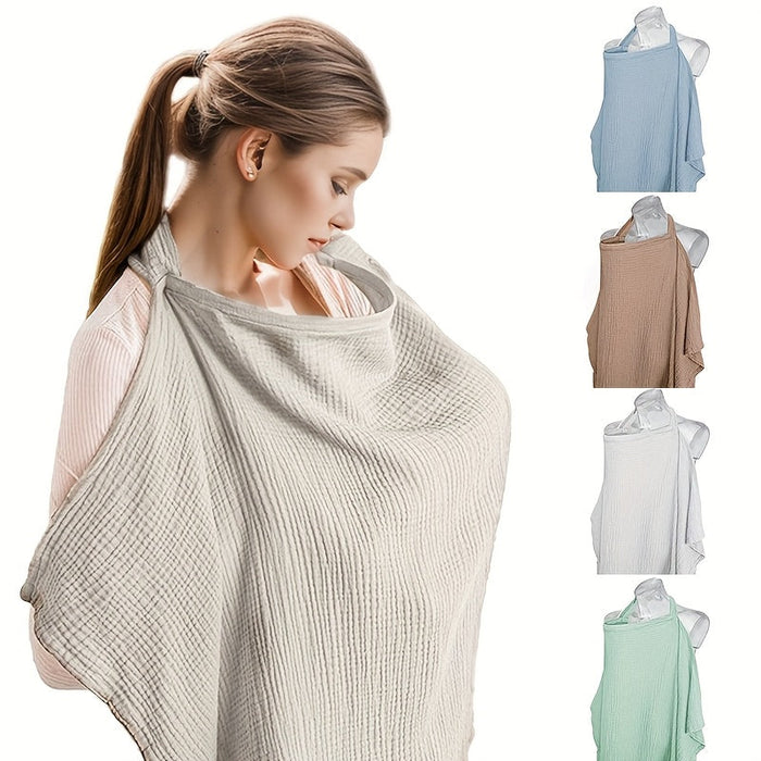 BreezeEase Buiten Borstvoeding Cover – Lichtgewicht & Ademend