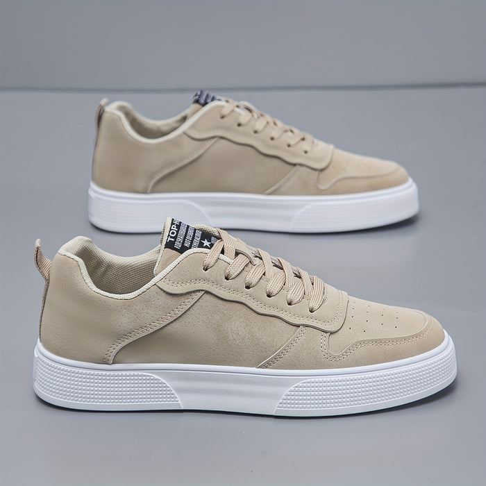 Heren Sneakers met Lage Top – Comfortabel en Duurzaam met Witte PVC Zool