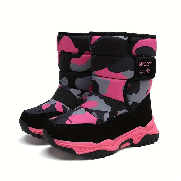Trendy Camouflage Sneeuwboots - Voor Avonturiers