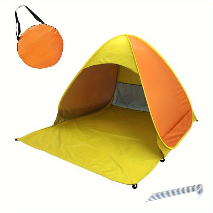 BreezeShield Strandtent – Bescherming en Comfort voor Elke Stranddag