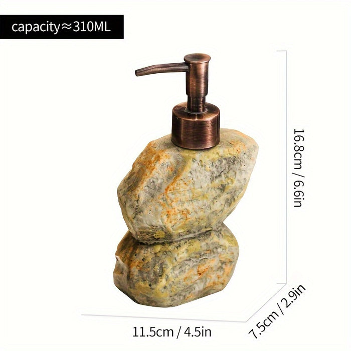 Rustieke Zeepdispenser Steenlook – Functioneel en Sfeervol