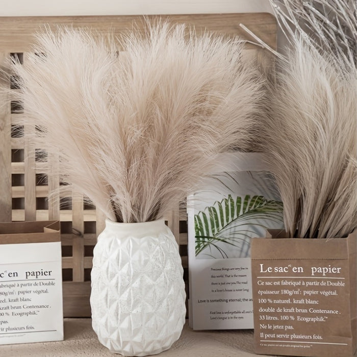 Plumes de pampas artificielles pour décoration intérieure – Douces et sans entretien