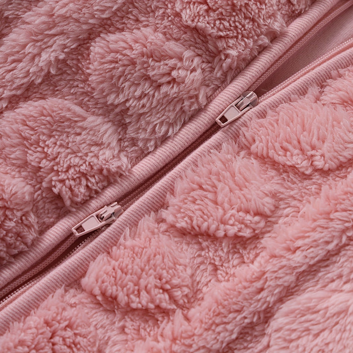 Sacco Nanna per Bambini in Pile con Rilievo a Cuore – Caldo e Confortevole