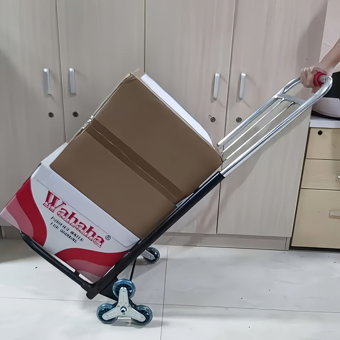 Zware Tri-Wheel Trapklimmende Handtruck – Draagbare Vouwdolly voor Zware Ladingen