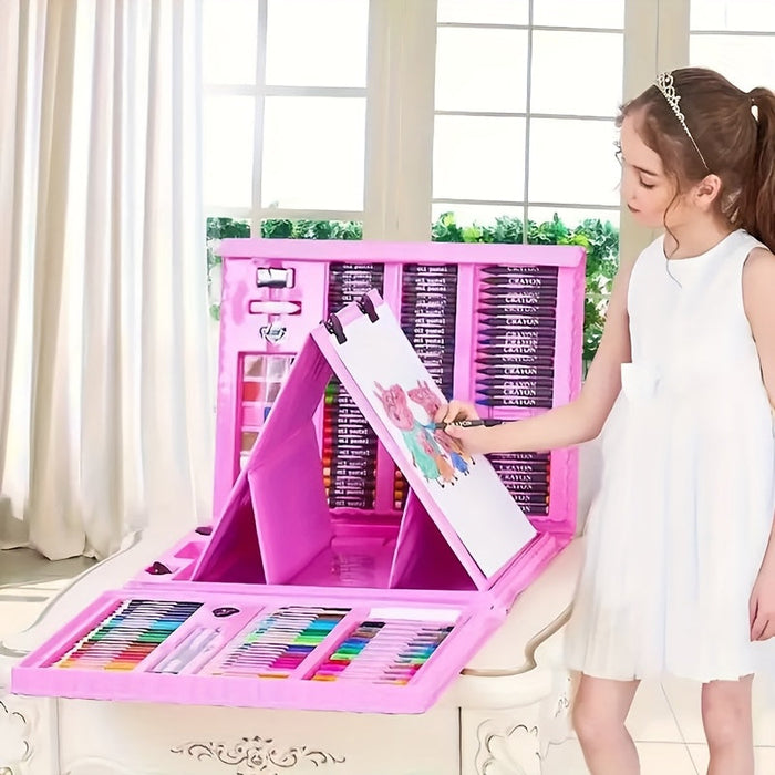 Compleet 208-delige Kunstset – Professionele Kwaliteit voor Jonge Creators