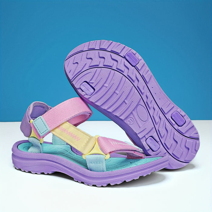 Comfortabele Kindersandalen voor Meisjes met Verstelbare Banden en Lichtgewicht Zool