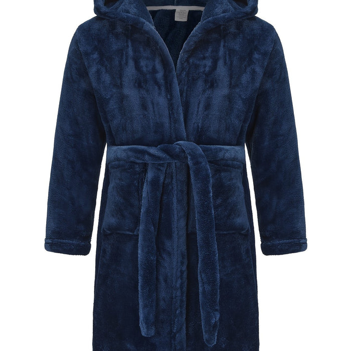 Børne badekåbe med hætte - Blød fleece badekåbe til piger med en behagelig pasform