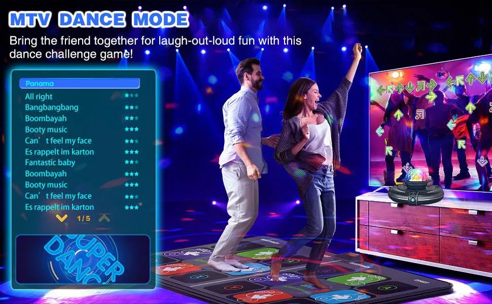 DanceMaster Interactieve Dansmat – Fitness & Fun voor het Hele Gezin