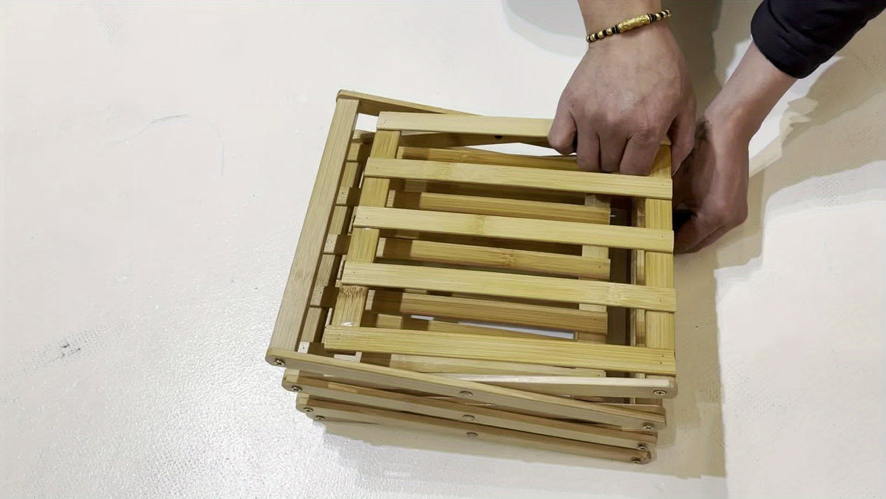 Functioneel Bamboe Schoenenrek – Compact en Flexibel voor Kleine Ruimtes