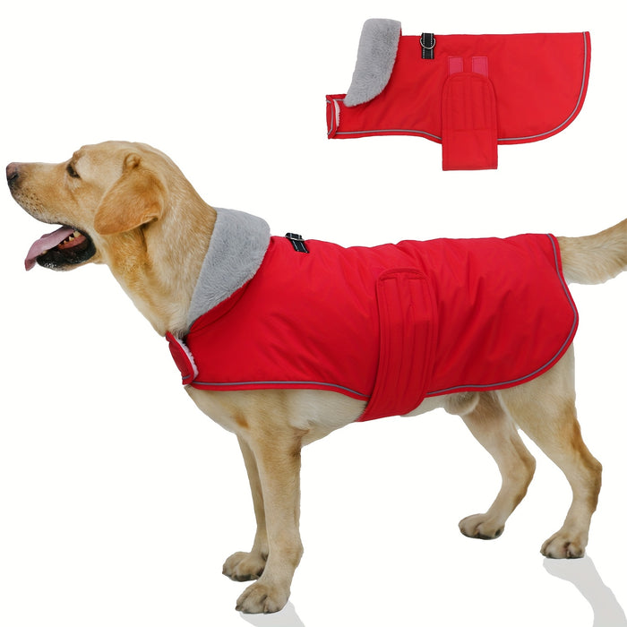 Manteau pour chien avec doublure chaude pour différentes races, usage hivernal