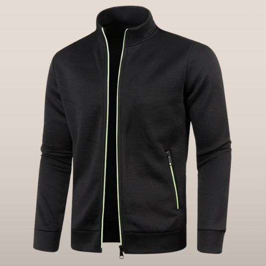 Heren Lichtgewicht Sportjack – Ademend met Staande Kraag