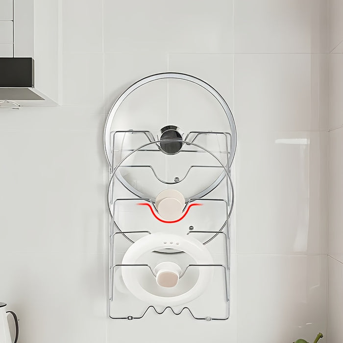 SteelOrganize Porta Coperchi da Cucina – Soluzione Intelligente e Salvaspazio