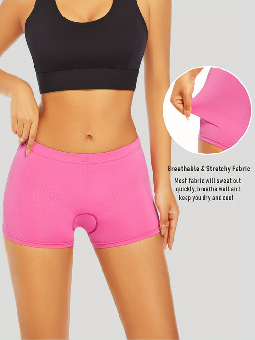 Women's Cycling Shorts with 4D Padding – Lightweight and Breathable for Cycling and Outdoor Activities