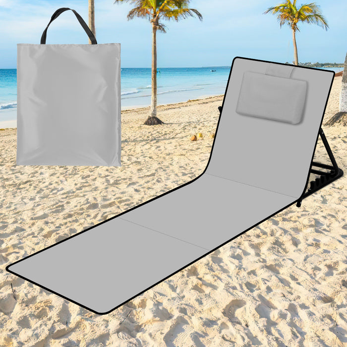 RelaxMate Draagbaar Strandbed – Comfort en Gemak Onderweg