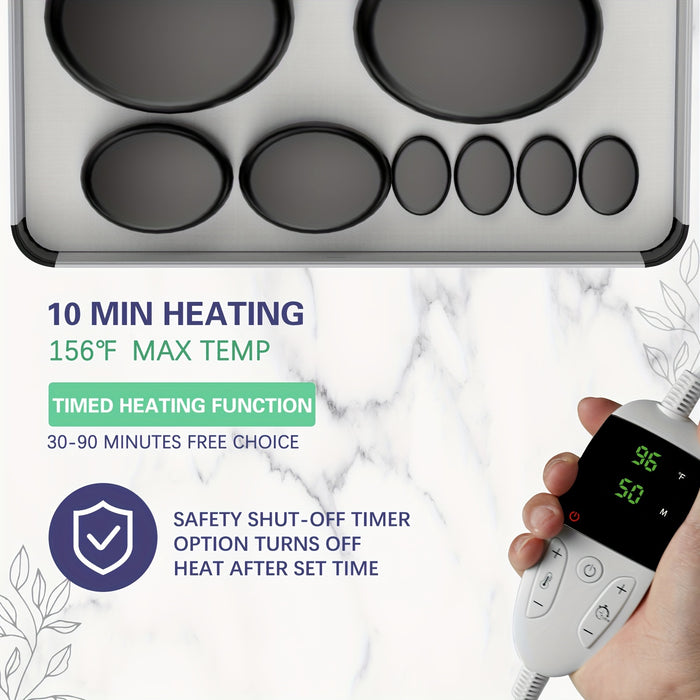 Professionele Hot Stone Massage Set – Compleet met Verwarming