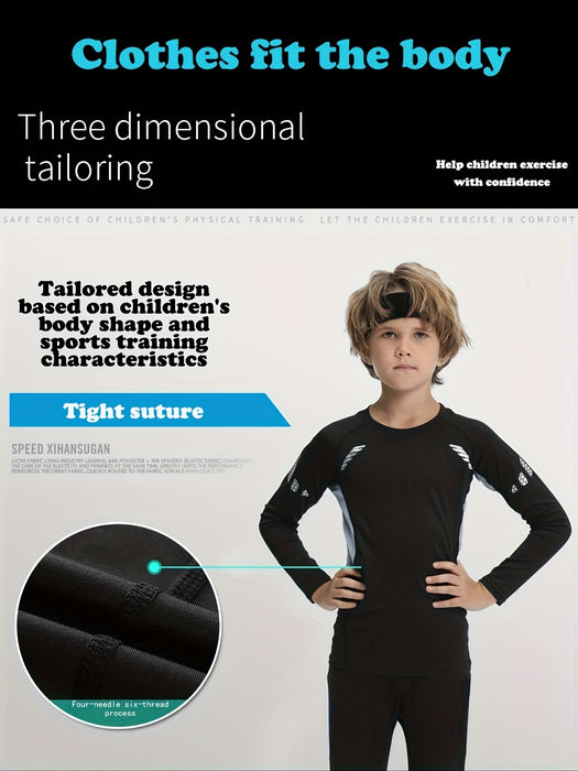 Active Motion termiskt sportset för pojkar – varmt, bekvämt och prestationsinriktat