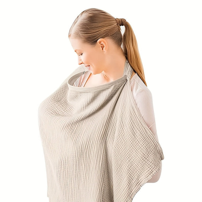 BreezeEase Buiten Borstvoeding Cover – Lichtgewicht & Ademend