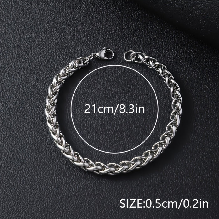 UrbanSteel Armbandenset – Stoer en Trendy voor Heren