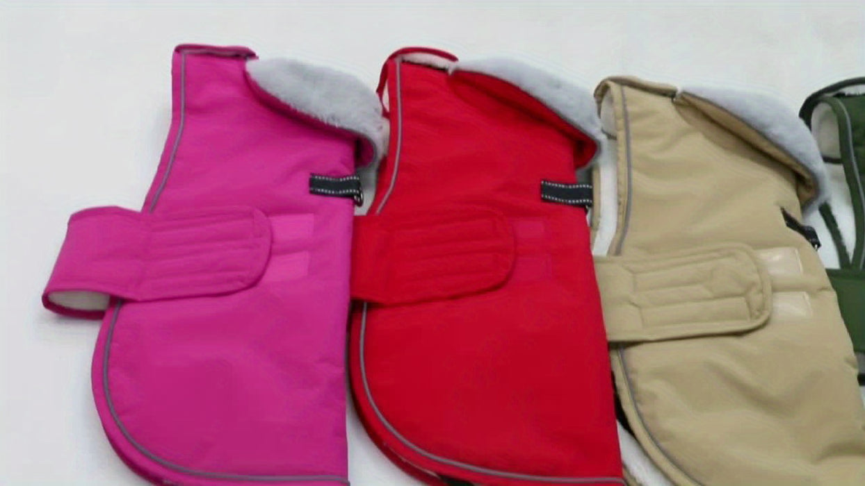 Manteau pour chien avec doublure chaude pour différentes races, usage hivernal
