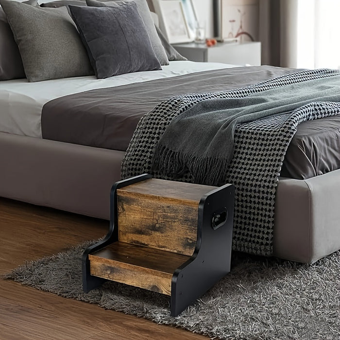 Rustieke Houten Stapelstoel - Voor Gemak en Veiligheid