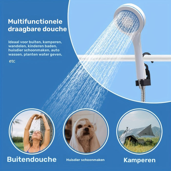 Draagbare Campingdouche – Handheld met Waterfilter Systeem