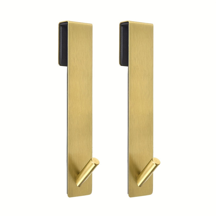 ModernSteel Set di Ganci per Porta in Vetro – Elegante, Silenzioso e Pratico