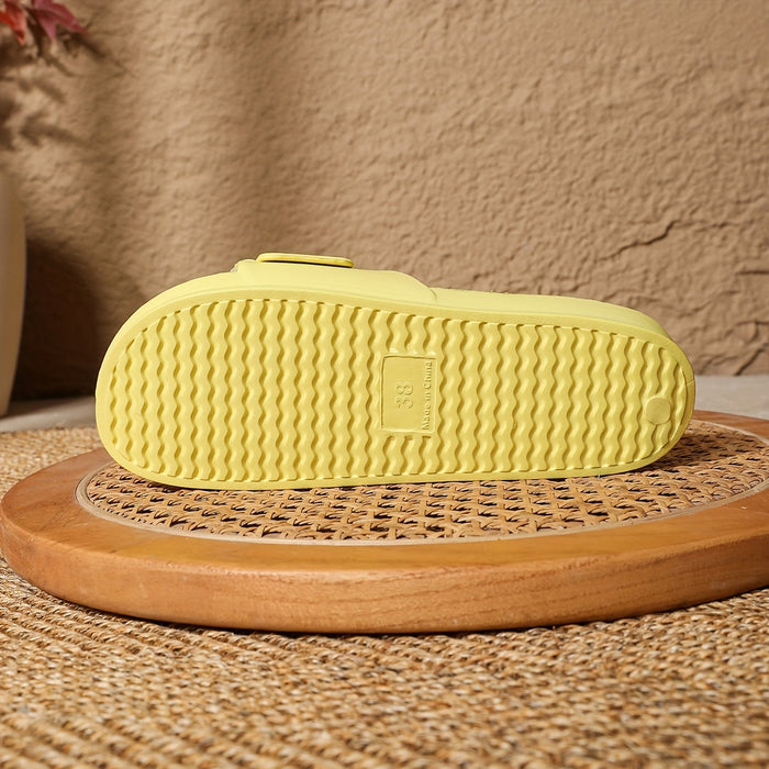 Dames Slippers met Verstelbare Gespsluiting – Lichtgewicht en Dempend