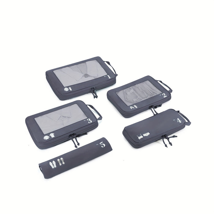 TravelSmart Compressie Reisorganizer Set – Efficiënte Bagageoplossing