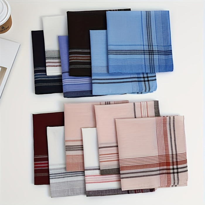 Elegante Katoenen Zakdoeken Set – Lichtgewicht en Comfortabel