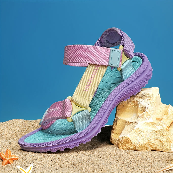 Comfortabele Kindersandalen voor Meisjes met Verstelbare Banden en Lichtgewicht Zool