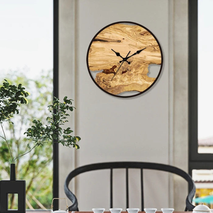 Orologio da Parete in Legno Design – Serenità Naturale e Carattere Senza Tempo