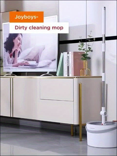 FlexiClean Spin Mop Set – Handsfree, Verstelbaar en Efficiënt Schoonmaken