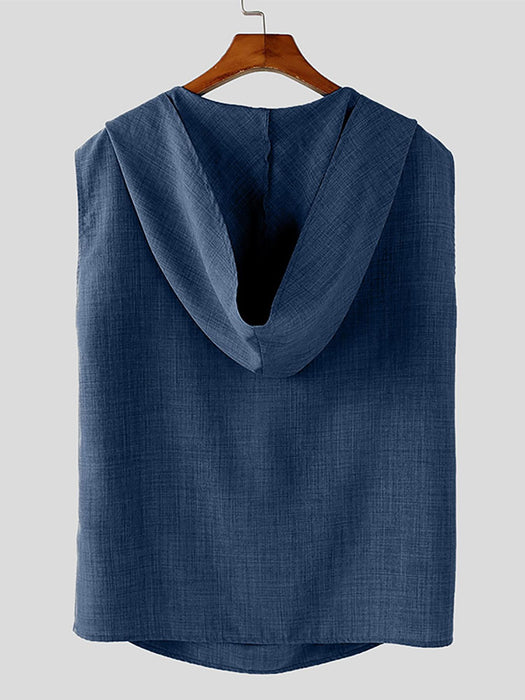 Stoere Mid-Length Heren Set – Mouwloos Vest en Baggy Broek