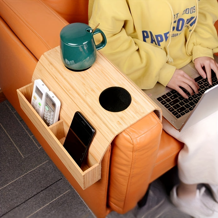 Naturale Armleuning Dienblad – Compact en Functioneel