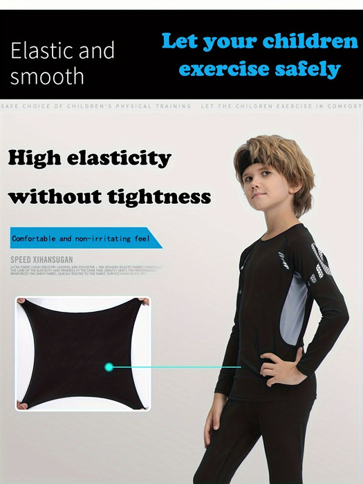 Active Motion termiskt sportset för pojkar – varmt, bekvämt och prestationsinriktat