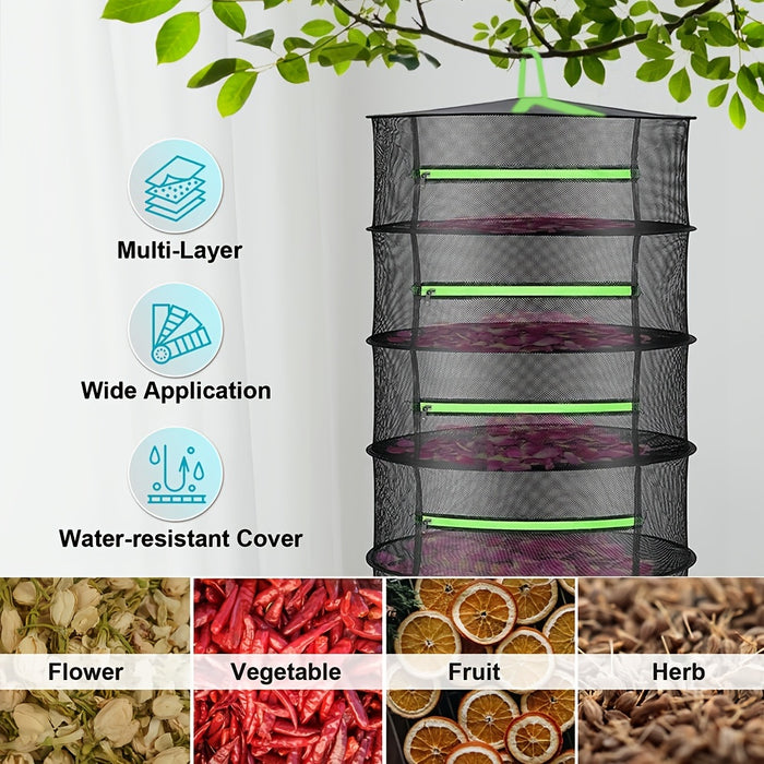 Duurzaam Kruiden- en Droogrek – Efficiënt en Ruimtebesparend voor Zaden en Fruit