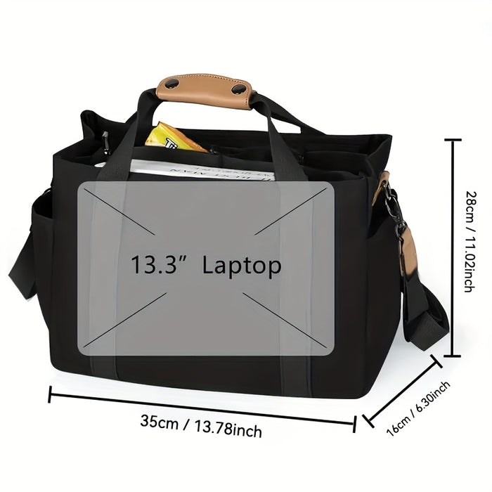 ComfortCarry Dames Tote Tas – Lichtgewicht met Afneembare Band en Veel Opbergruimte