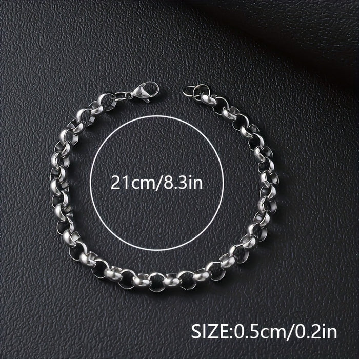 UrbanSteel Armbandenset – Stoer en Trendy voor Heren