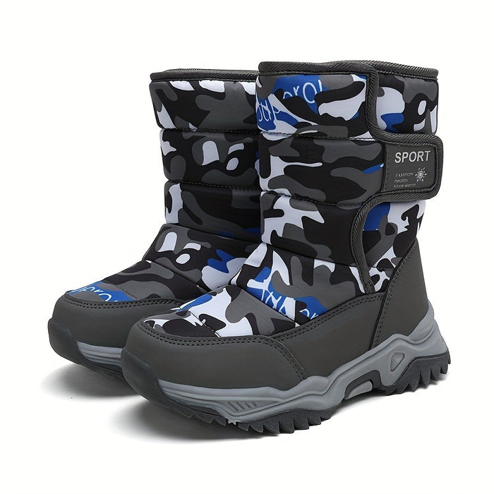 Trendy Camouflage Sneeuwboots - Voor Avonturiers